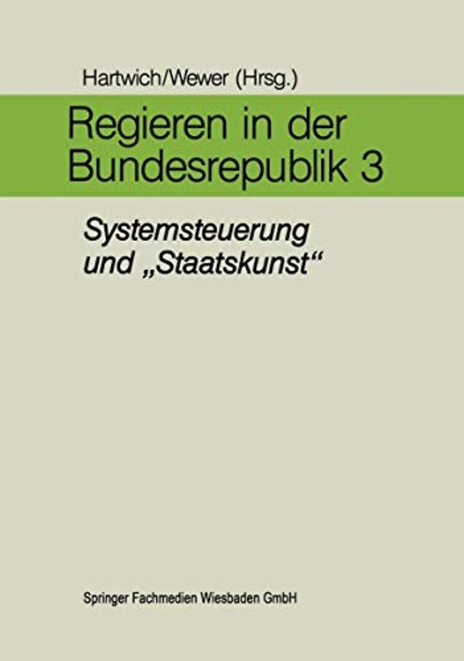 Regieren in der Bundesrepublik III