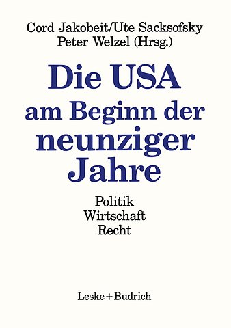 Die USA am Beginn der neunziger Jahre