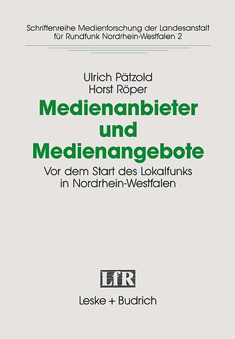 Medienanbieter und Medienangebote