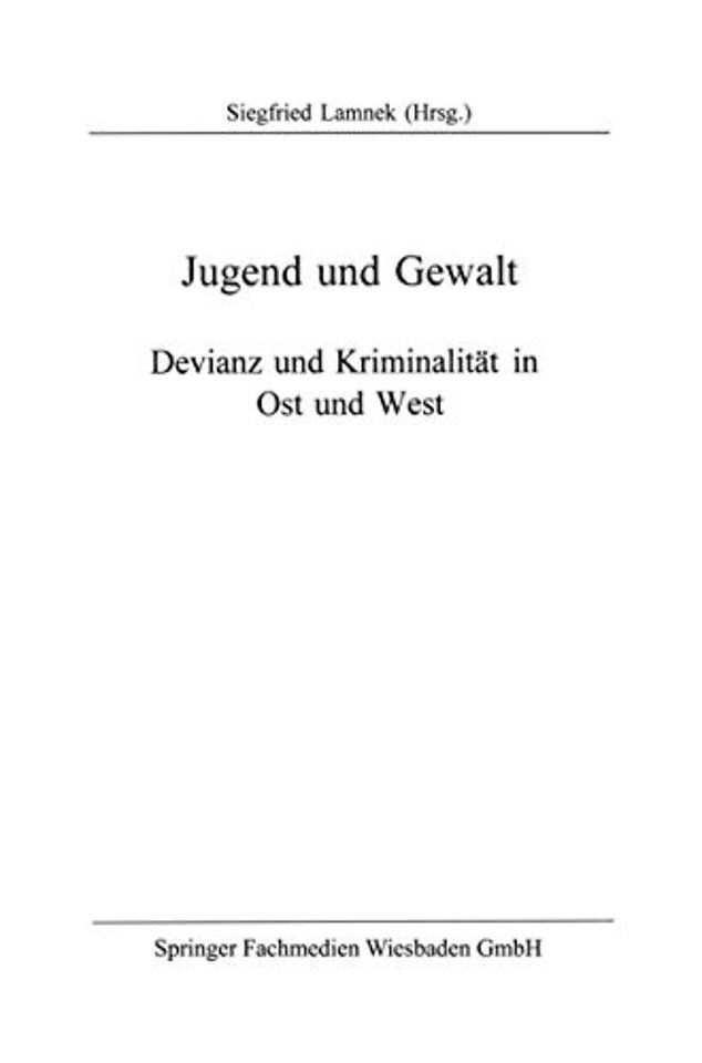 Jugend und Gewalt