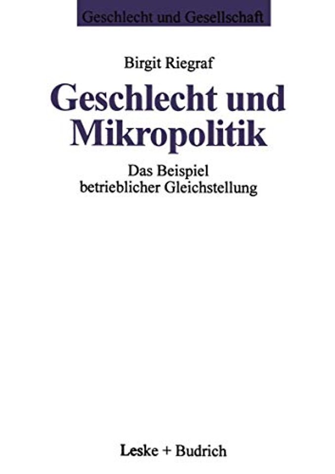 Geschlecht und Mikropolitik
