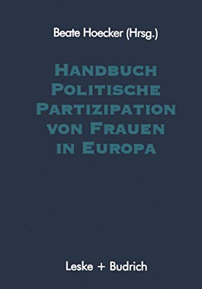 Handbuch Politische Partizipation von Frauen in Europa