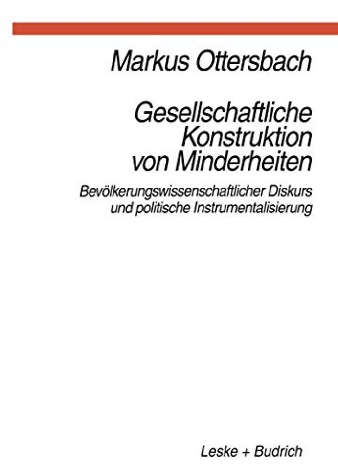 Gesellschaftliche Konstruktion von Minderheiten
