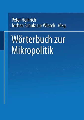 Wörterbuch zur Mikropolitik