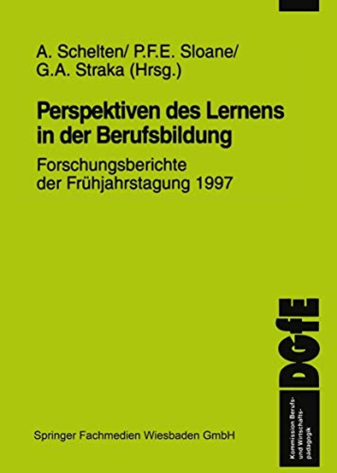 Perspektiven des Lernens in der Berufsbildung
