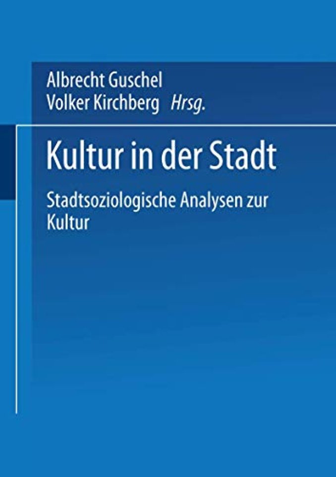 Kultur in der Stadt