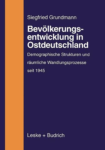 Bevölkerungsentwicklung in Ostdeutschland