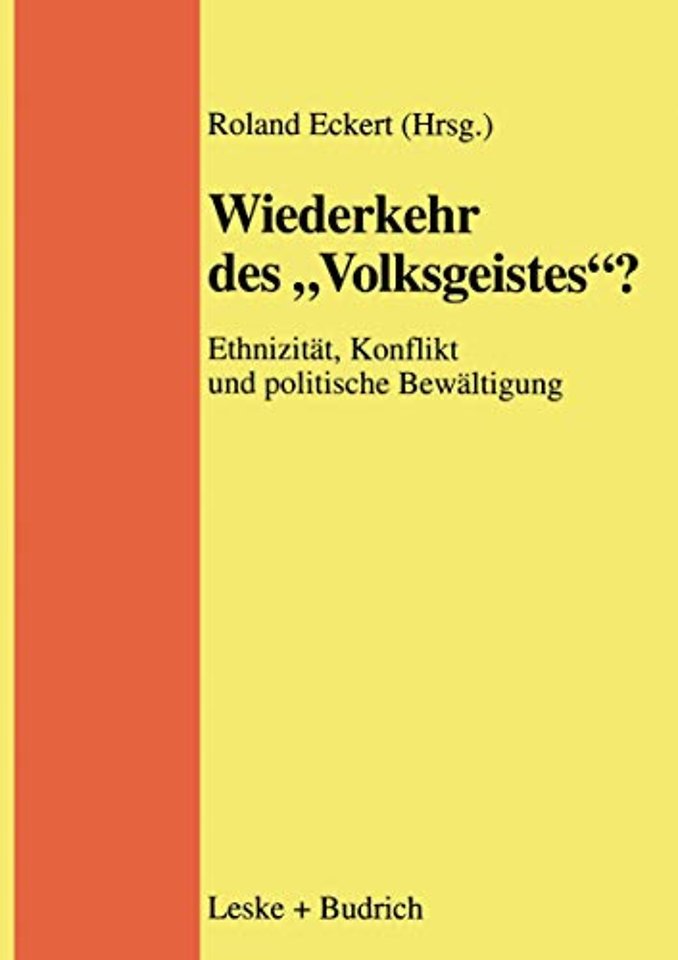 Wiederkehr des „Volksgeistes“?