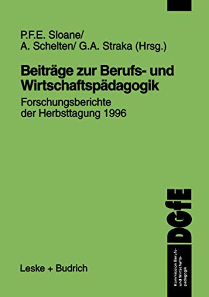 Beiträge zur Berufs- und Wirtschaftspädagogik