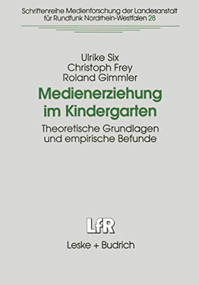 Medienerziehung im Kindergarten