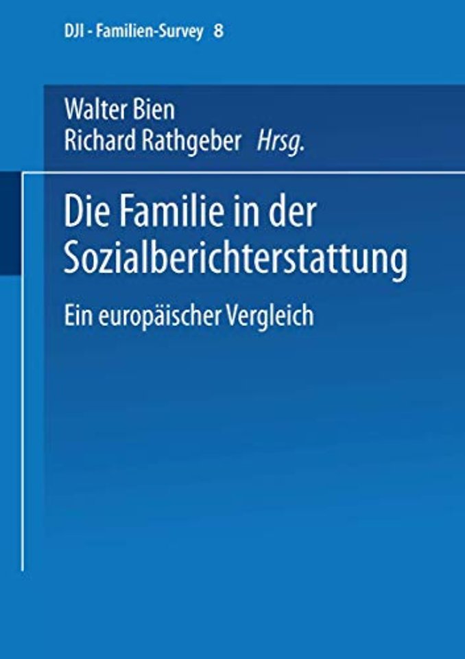 Die Familie in der Sozialberichterstattung