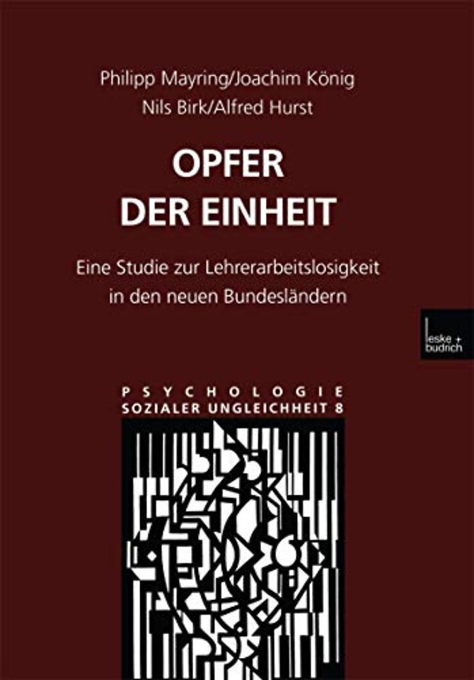 Opfer der Einheit
