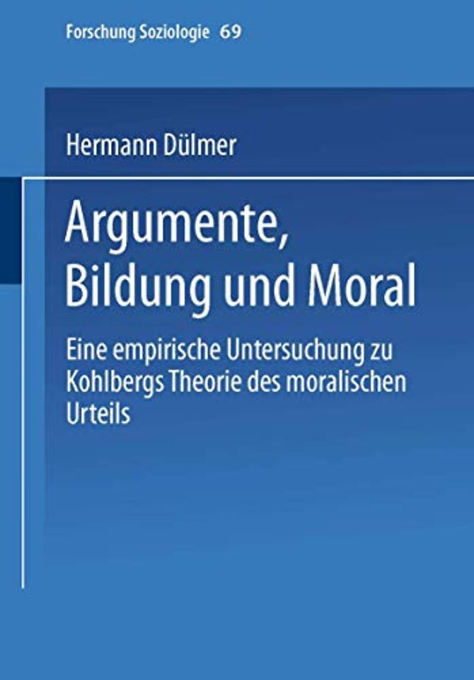 Argumente, Bildung und Moral