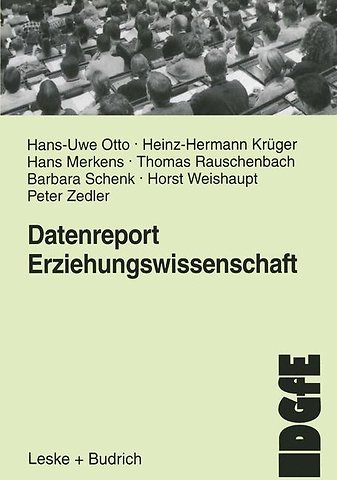 Datenreport Erziehungswissenschaft