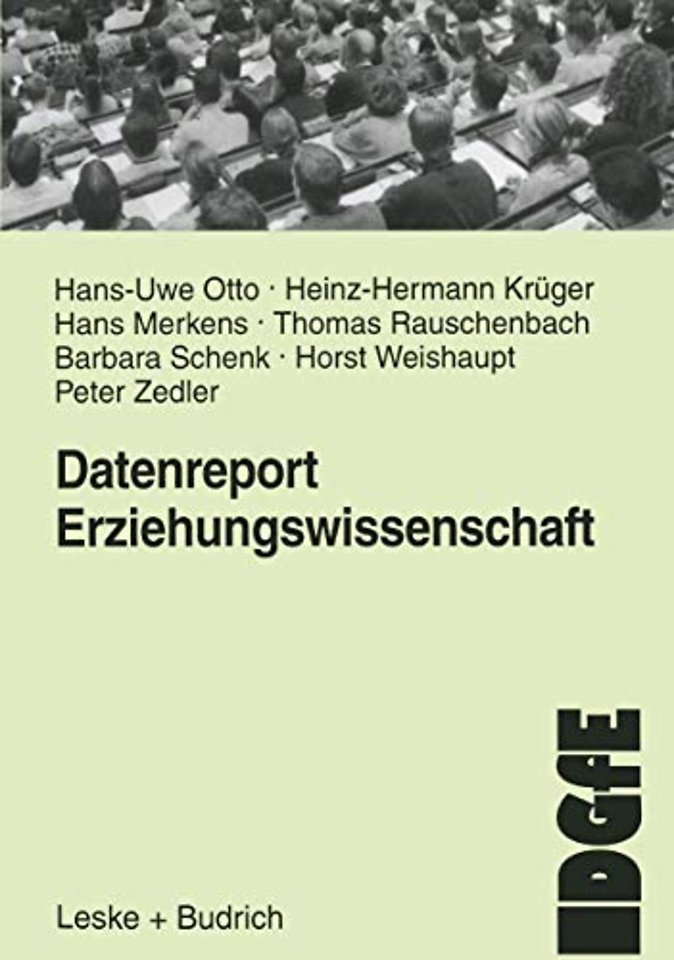 Datenreport Erziehungswissenschaft