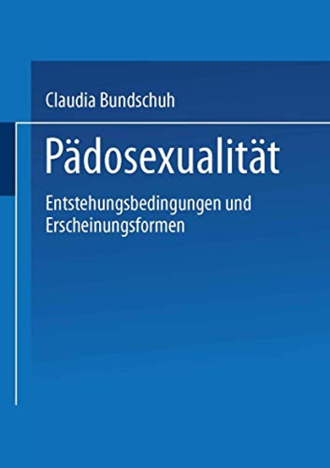 Pädosexualität