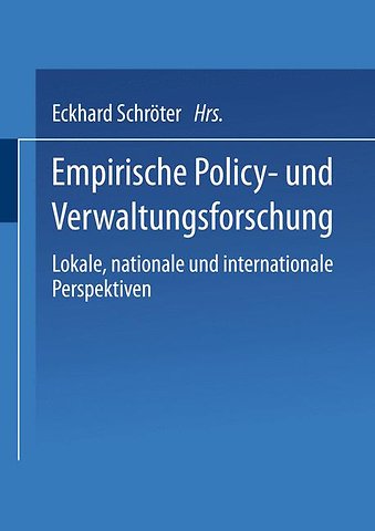 Empirische Policy- und Verwaltungsforschung