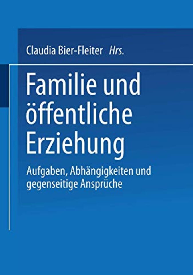 Familie und öffentliche Erziehung