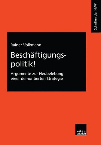 Beschäftigungspolitik!
