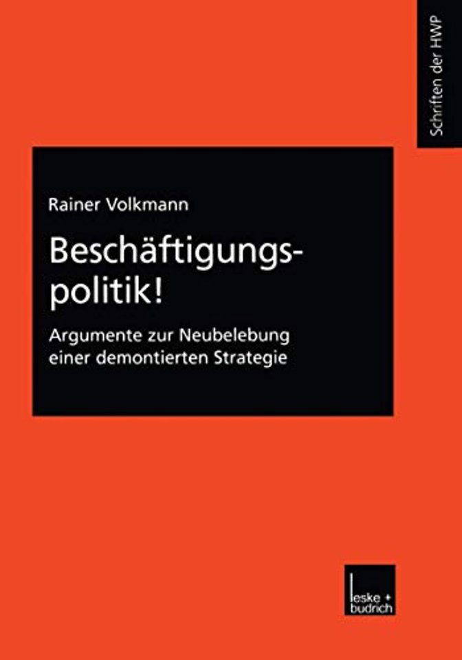 Beschäftigungspolitik!