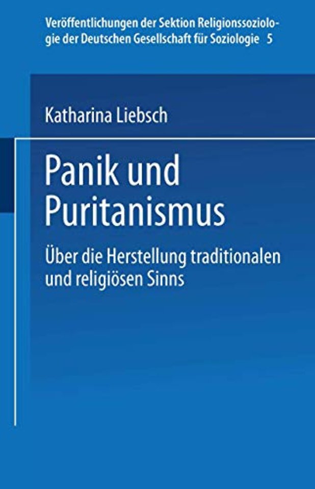 Panik und Puritanismus
