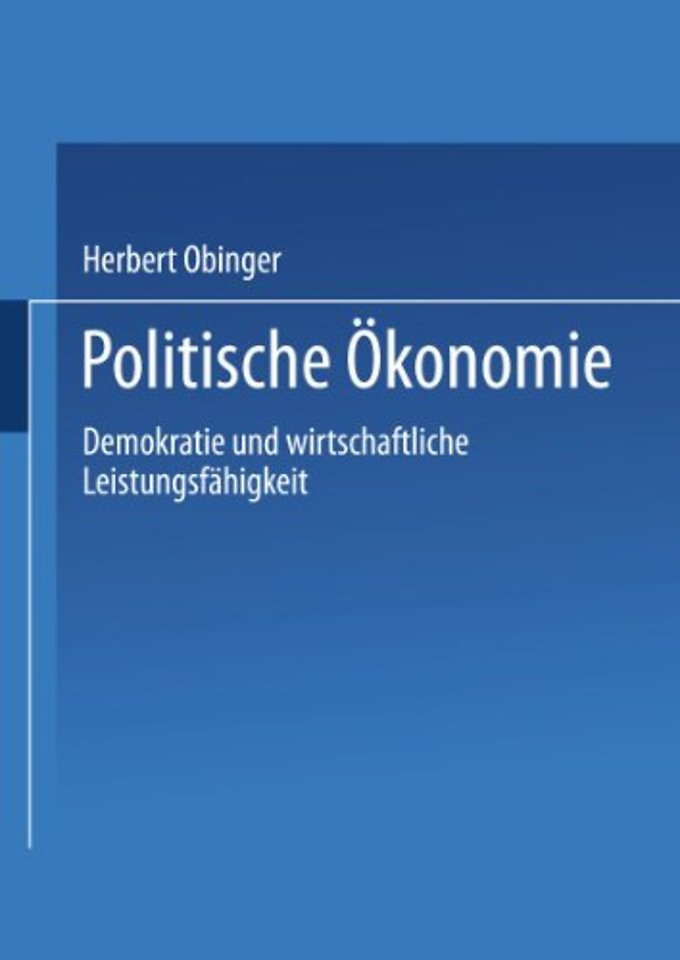 Politische Ökonomie