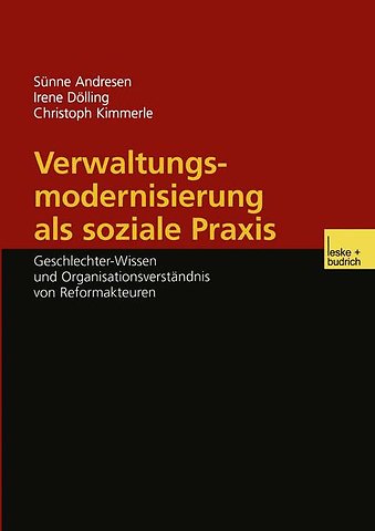Verwaltungsmodernisierung als soziale Praxis