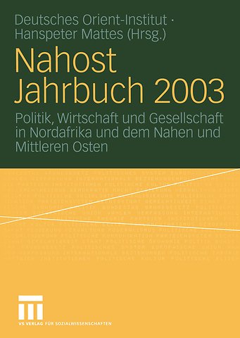 Nahost Jahrbuch 2003