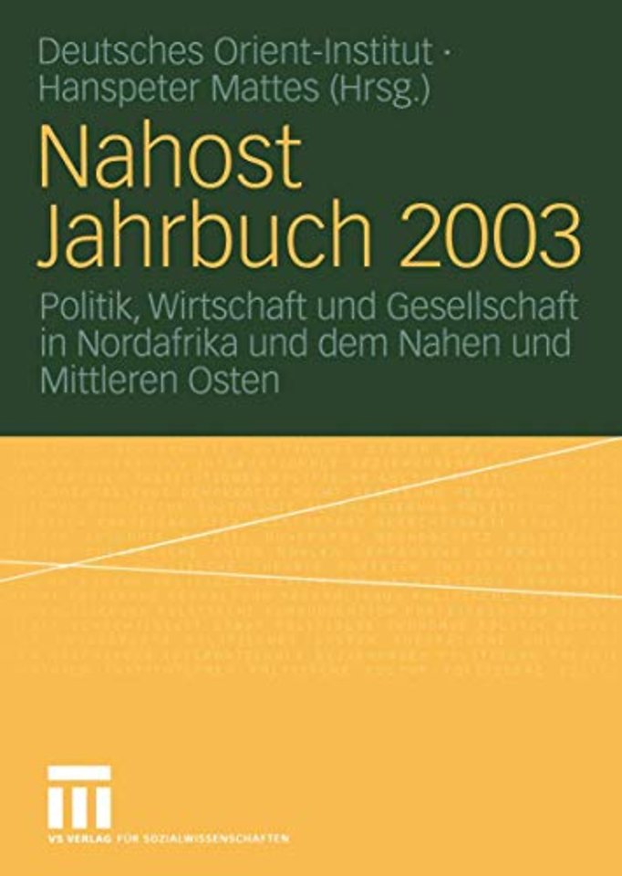 Nahost Jahrbuch 2003