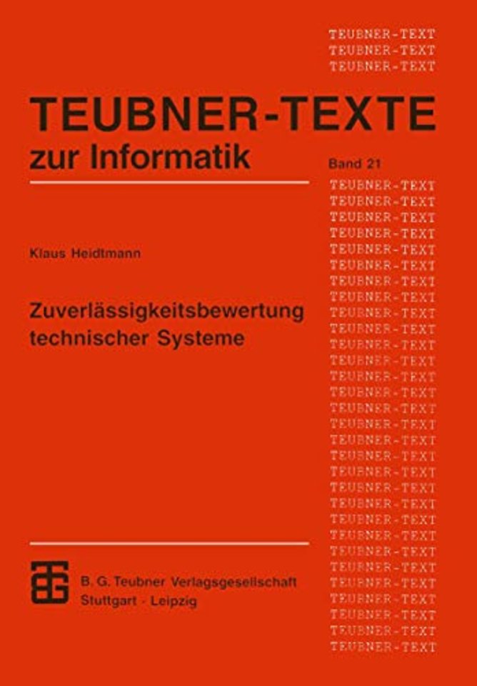 Zuverlässigkeitsbewertung technischer Systeme