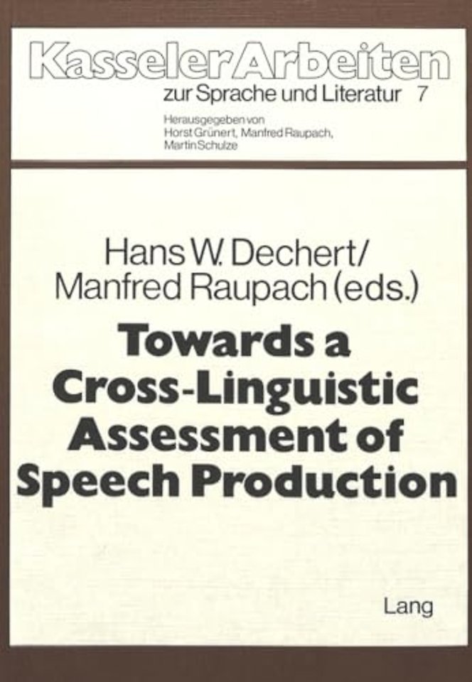 Towards a Crosslinguistic Assessment of Speech Production
