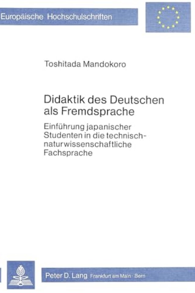 Didaktik des Deutschen als Fremdsprache