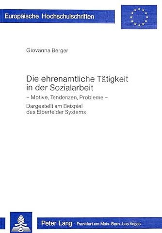 Die ehrenamtliche Taetigkeit in der Sozialarbeit