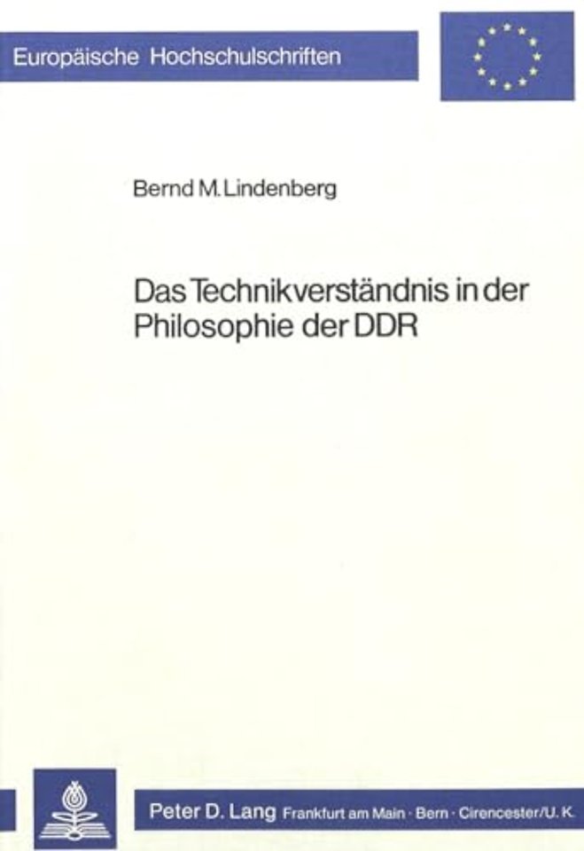 Das Technikverstaendnis in der Philosophie der DDR