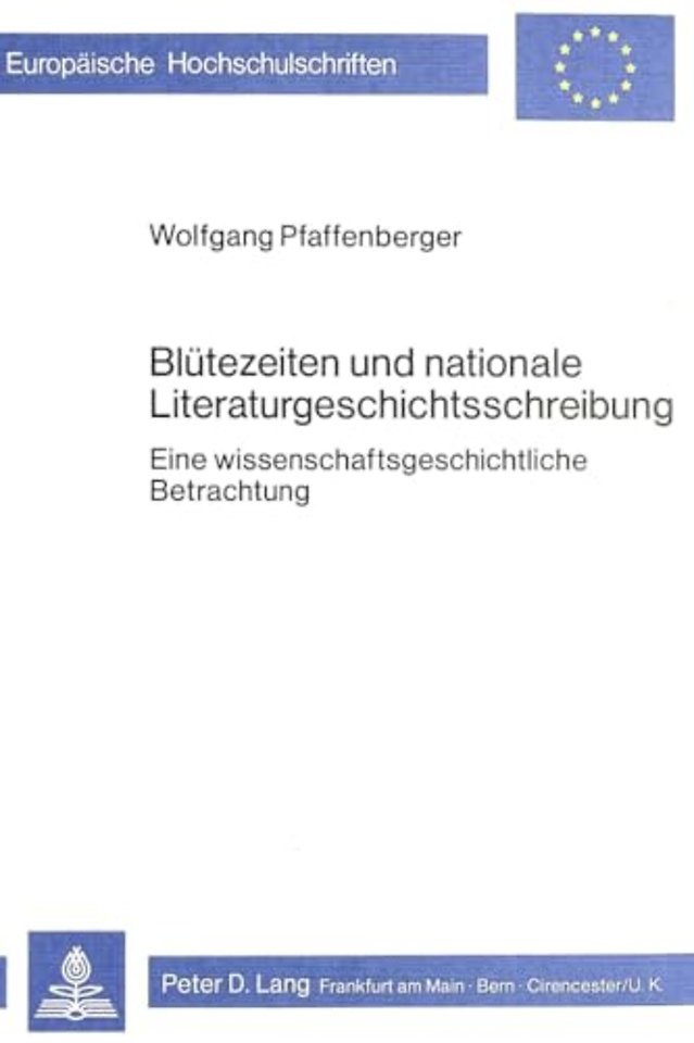 Bluetezeiten und nationale Literaturgeschichtsschreibung