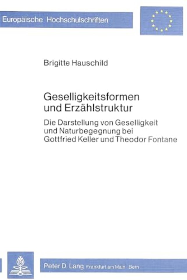 Geselligkeitsformen und Erzaehlstruktur