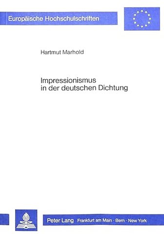 Impressionismus in der deutschen Dichtung