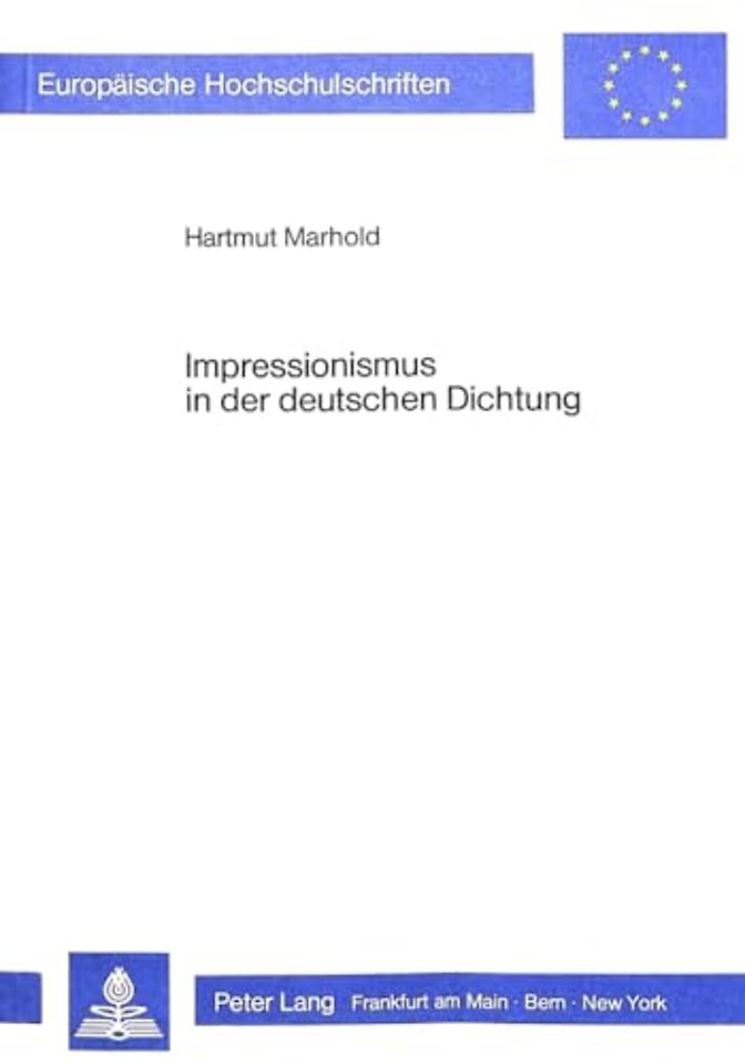 Impressionismus in der deutschen Dichtung