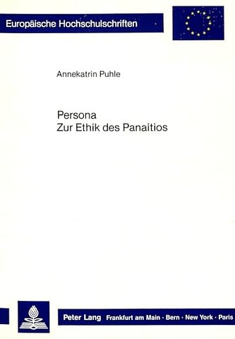 Persona. Zur Ethik des Panaitios