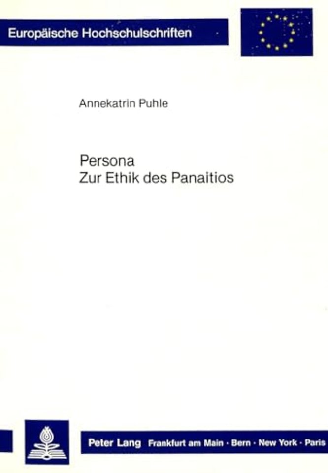 Persona. Zur Ethik des Panaitios