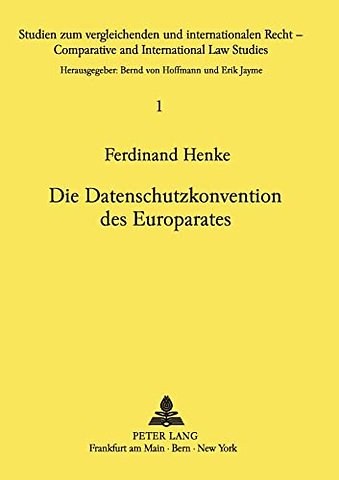 Die Datenschutzkonvention des Europarates