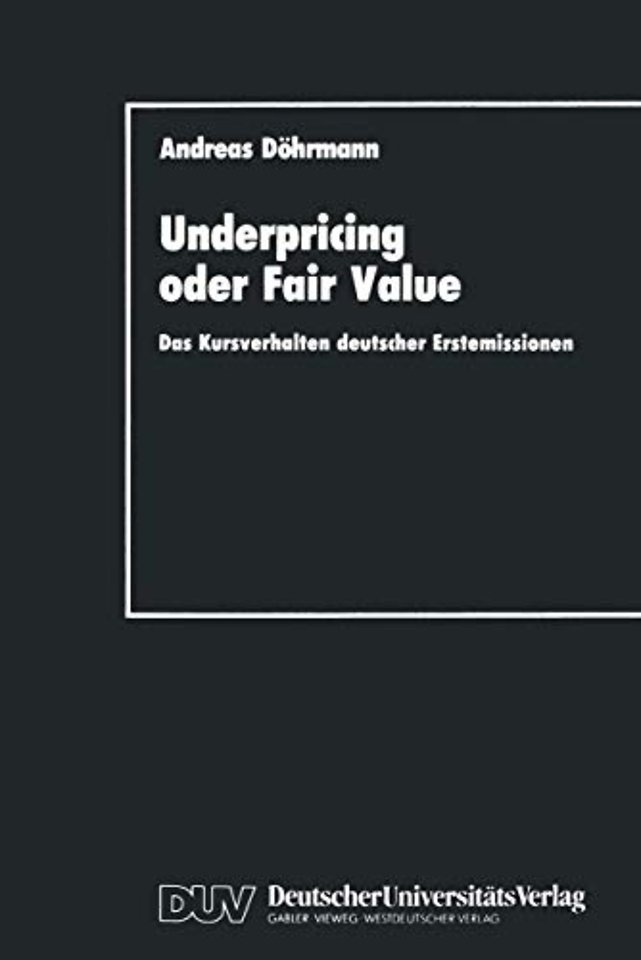 Underpricing oder Fair Value