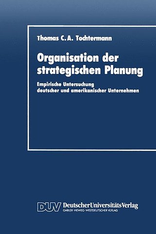 Organisation der strategischen Planung