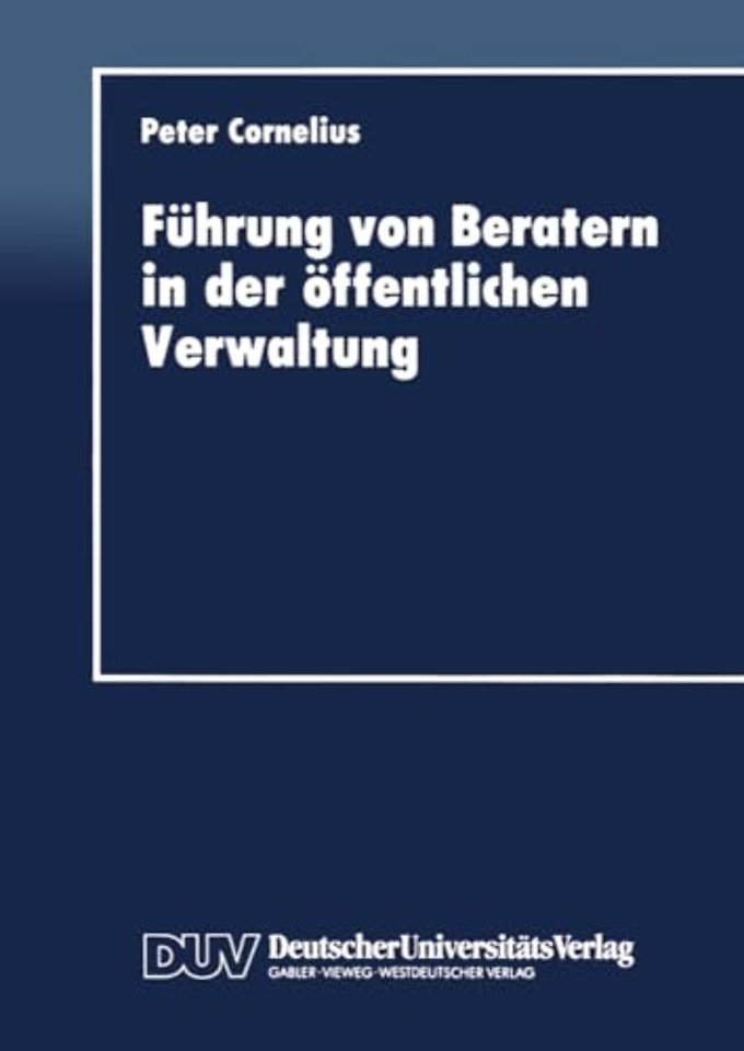 Führung von Beratern in der öffentlichen Verwaltung