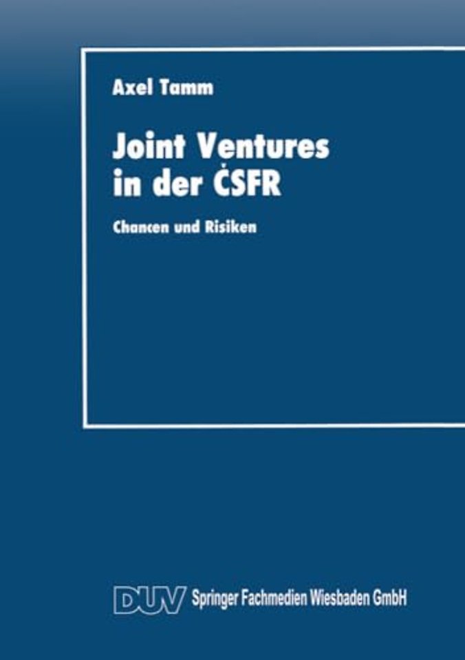 Joint Ventures in der ČSFR
