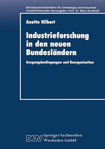 Industrieforschung in den neuen Bundesländern