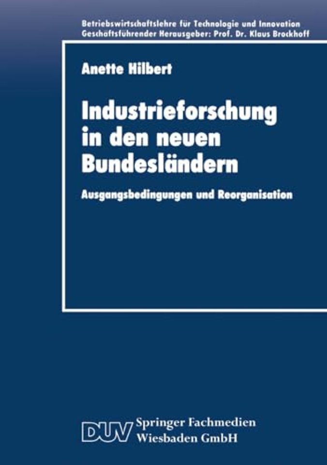 Industrieforschung in den neuen Bundesländern