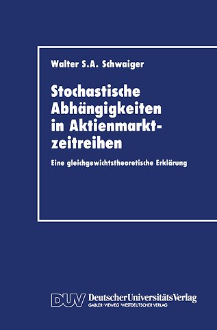 Stochastische Abhängigkeiten in Aktienmarktzeitreihen