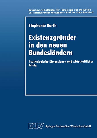 Existenzgründer in den neuen Bundesländern