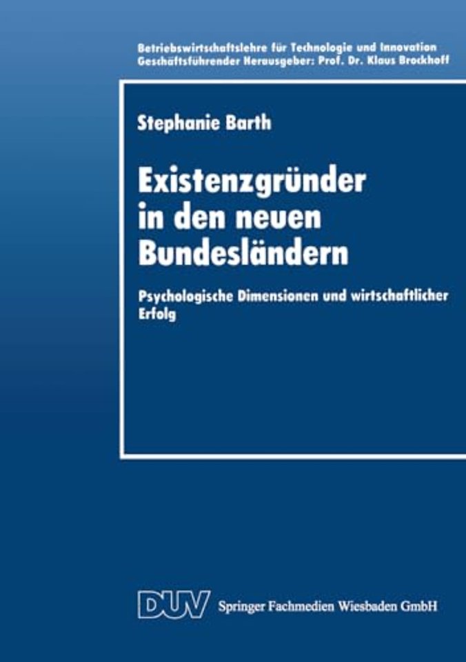 Existenzgründer in den neuen Bundesländern